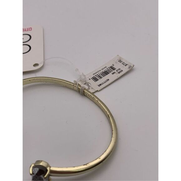 Kendra Scott Womens Gold Edie Platinum Drusy Stone Adjustable Cuff Bracelet NWT - Picture 6 of 8